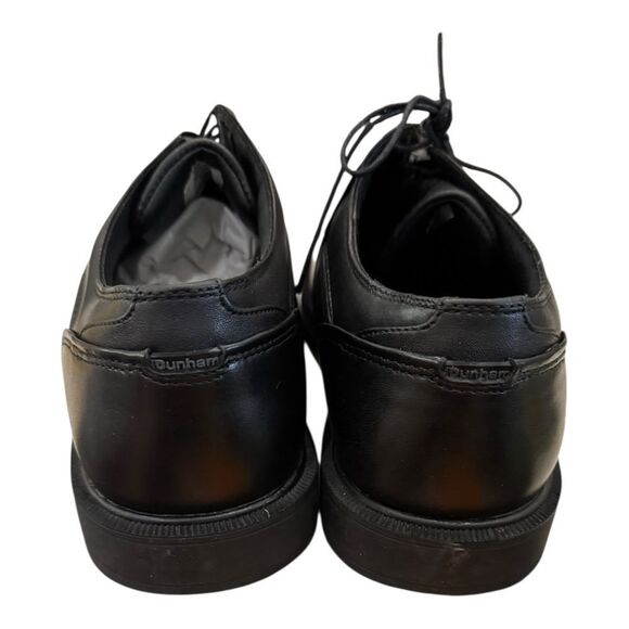 New Dunham Burlington Men\'s Black Leather Lace Shoes 8 4E main image 4